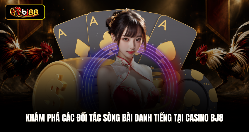 Khám phá các đối tác sòng bài danh tiếng tại sảnh Casino BJ88