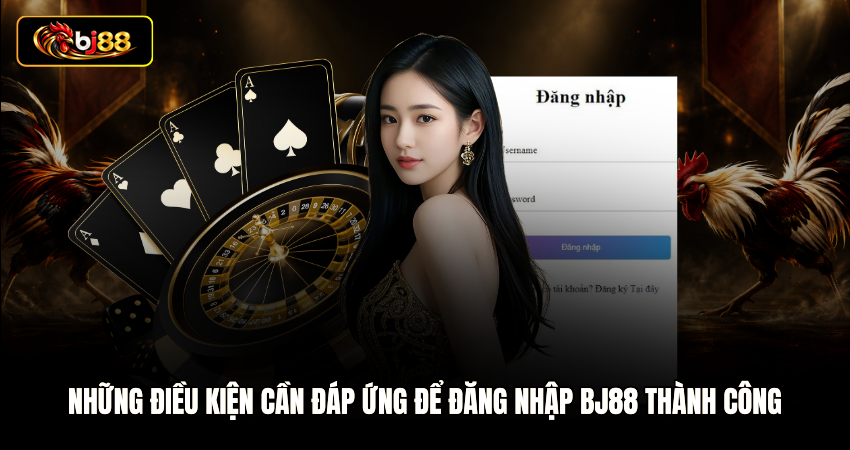 Những điều kiện cần đáp ứng để đăng nhập BJ88 thành công